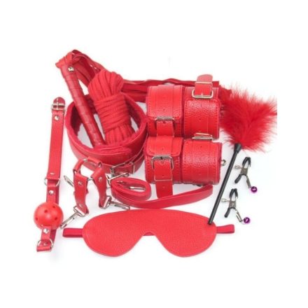 Kit Rojo Accesorios Bondage