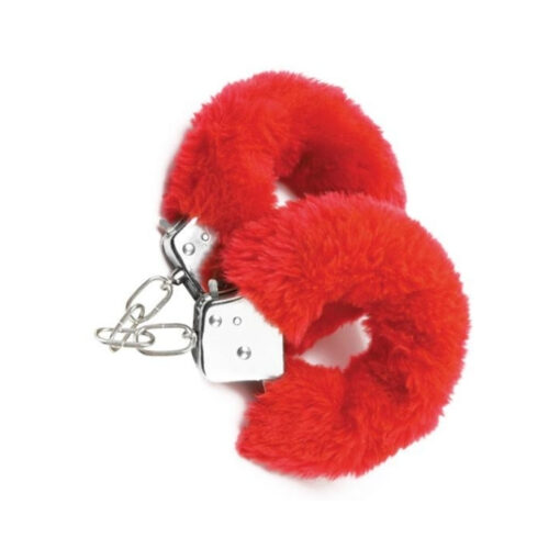 Esposas Metálicas De Terciopelo Rojas
