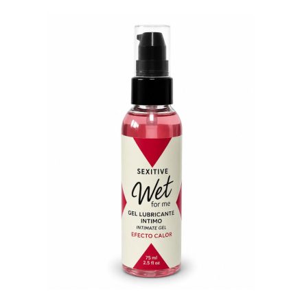 Lubricante estimulante con efecto calor con arginine en Sexshop setu.