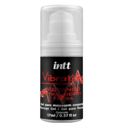 Gel Estimulante Vibrador Sabor Strawberry