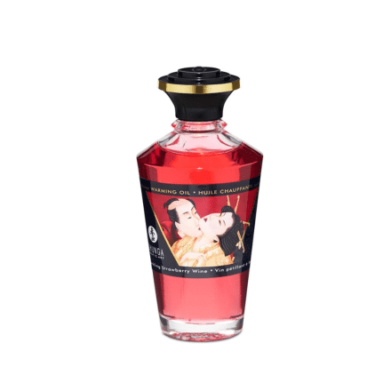 Aceite Afrodisiaco Efecto Calor Sabor Frutilla 100ml